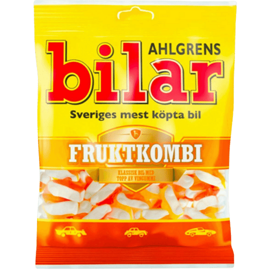 Ahlgrens Bilar Fruktkombi Fruity Combination Marshmallow Cars