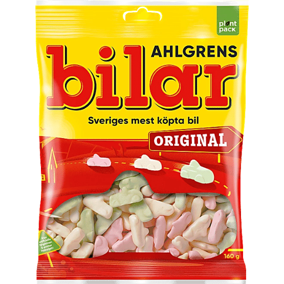Ahlgrens Bilar Original Soft Chewy Marshmallow Cars