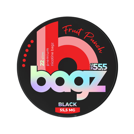 BAGZ Fruit Punch Black 55.5mg